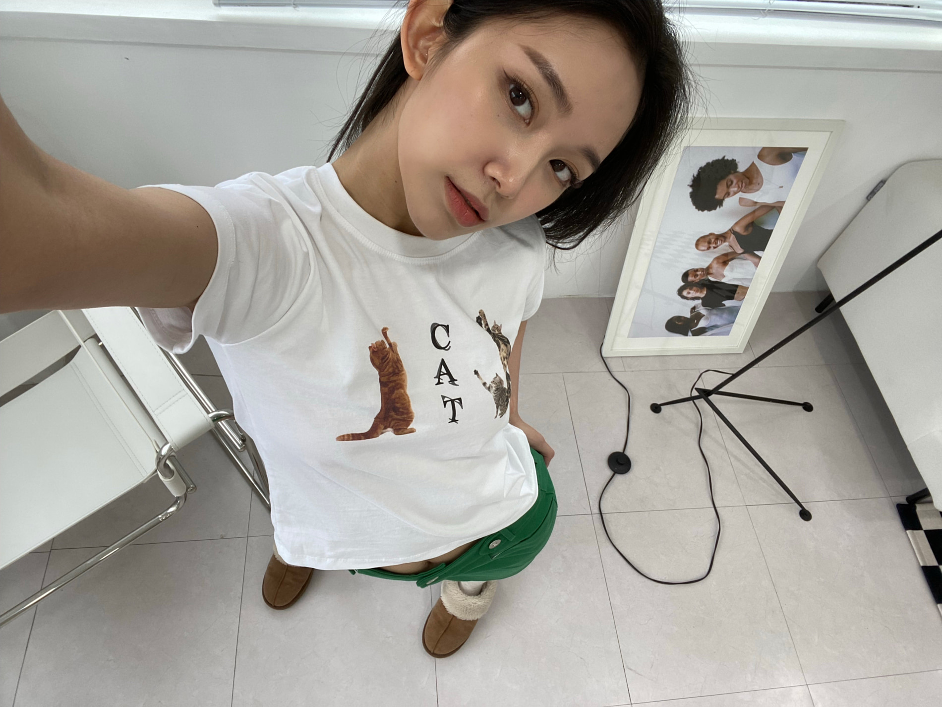 [Hot] baby kitty t-shirt (2color)