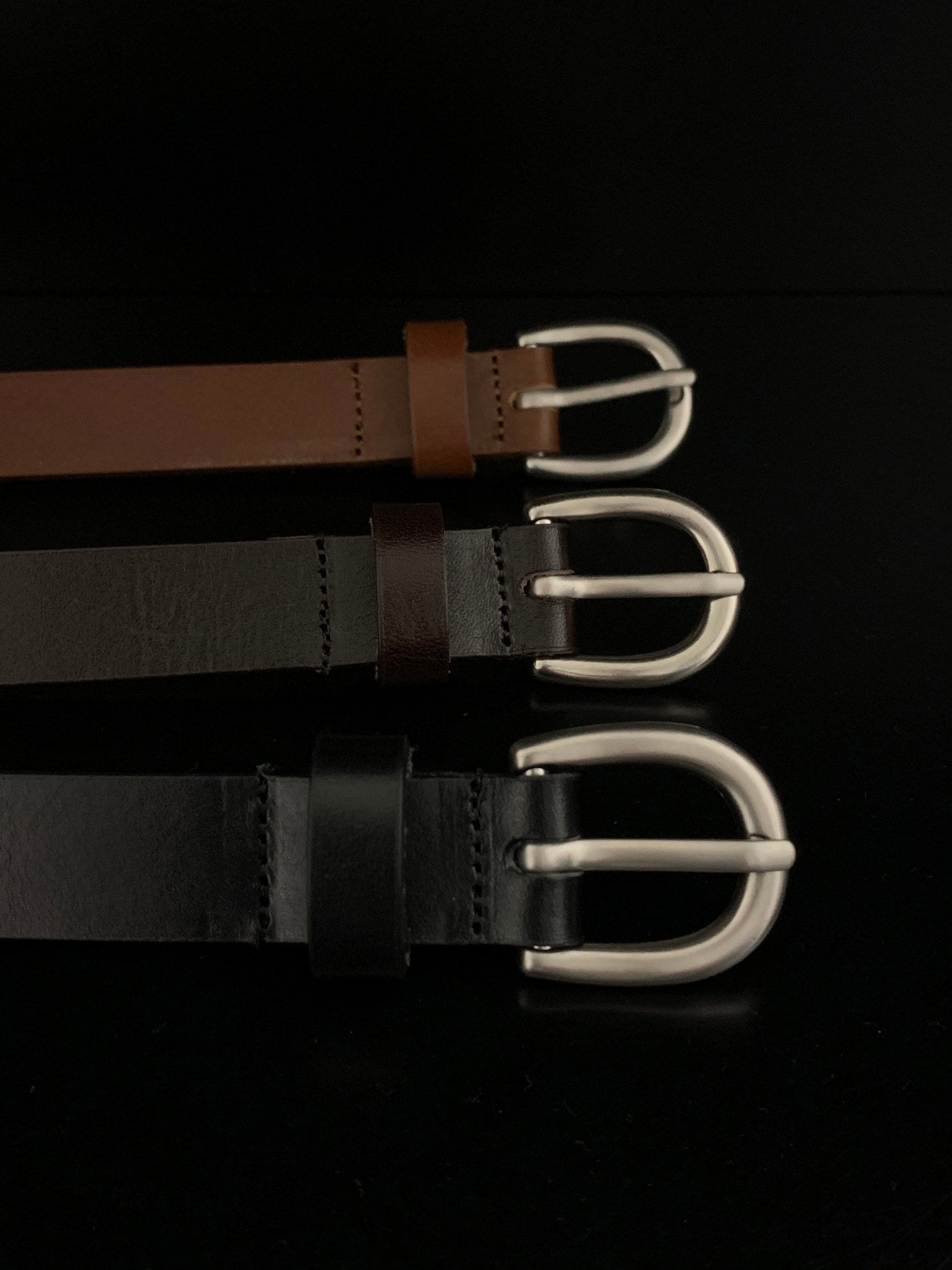 [소가죽] classic leather belt 20mm (3color)