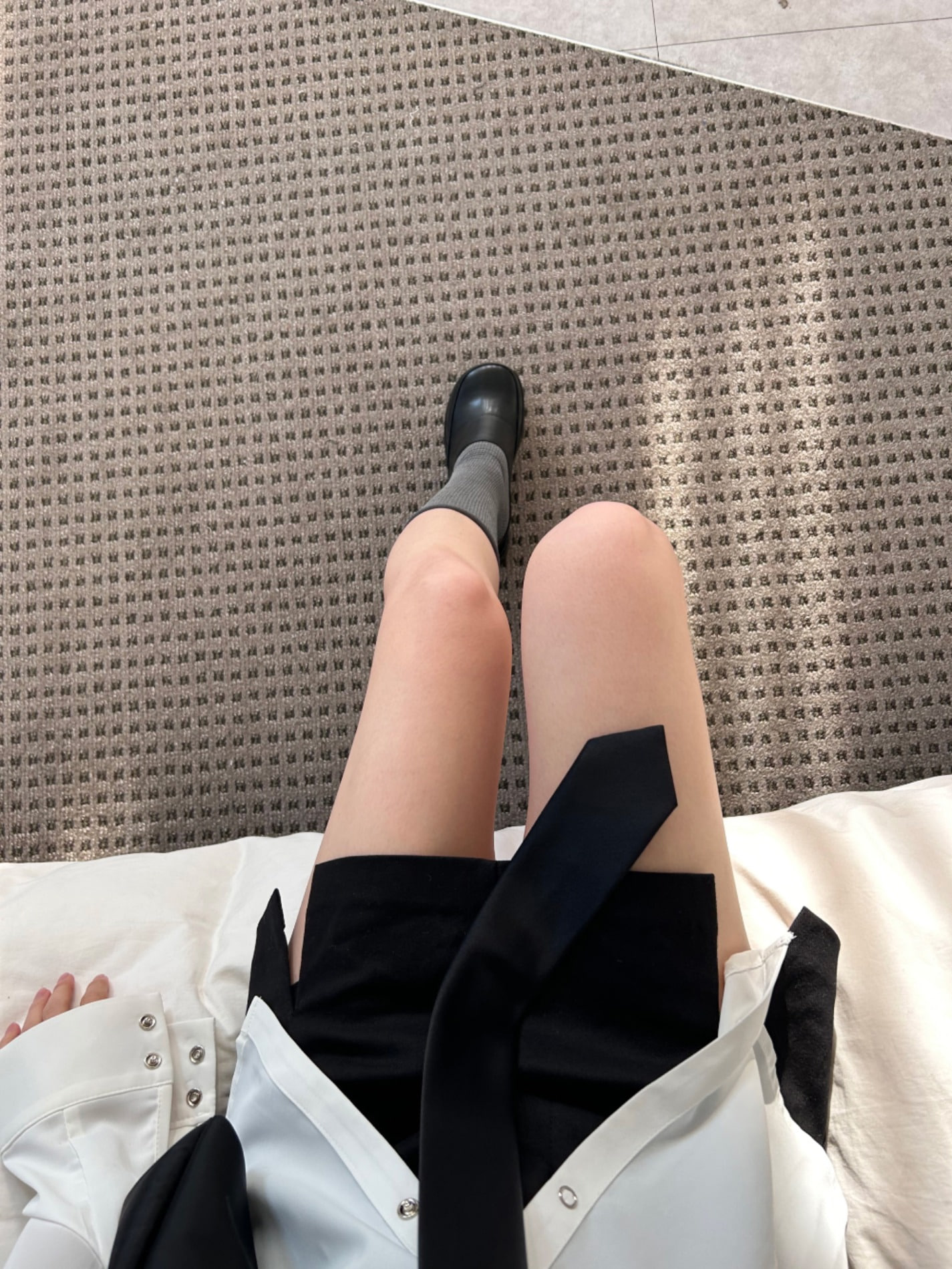 slit mini skirt (2color)