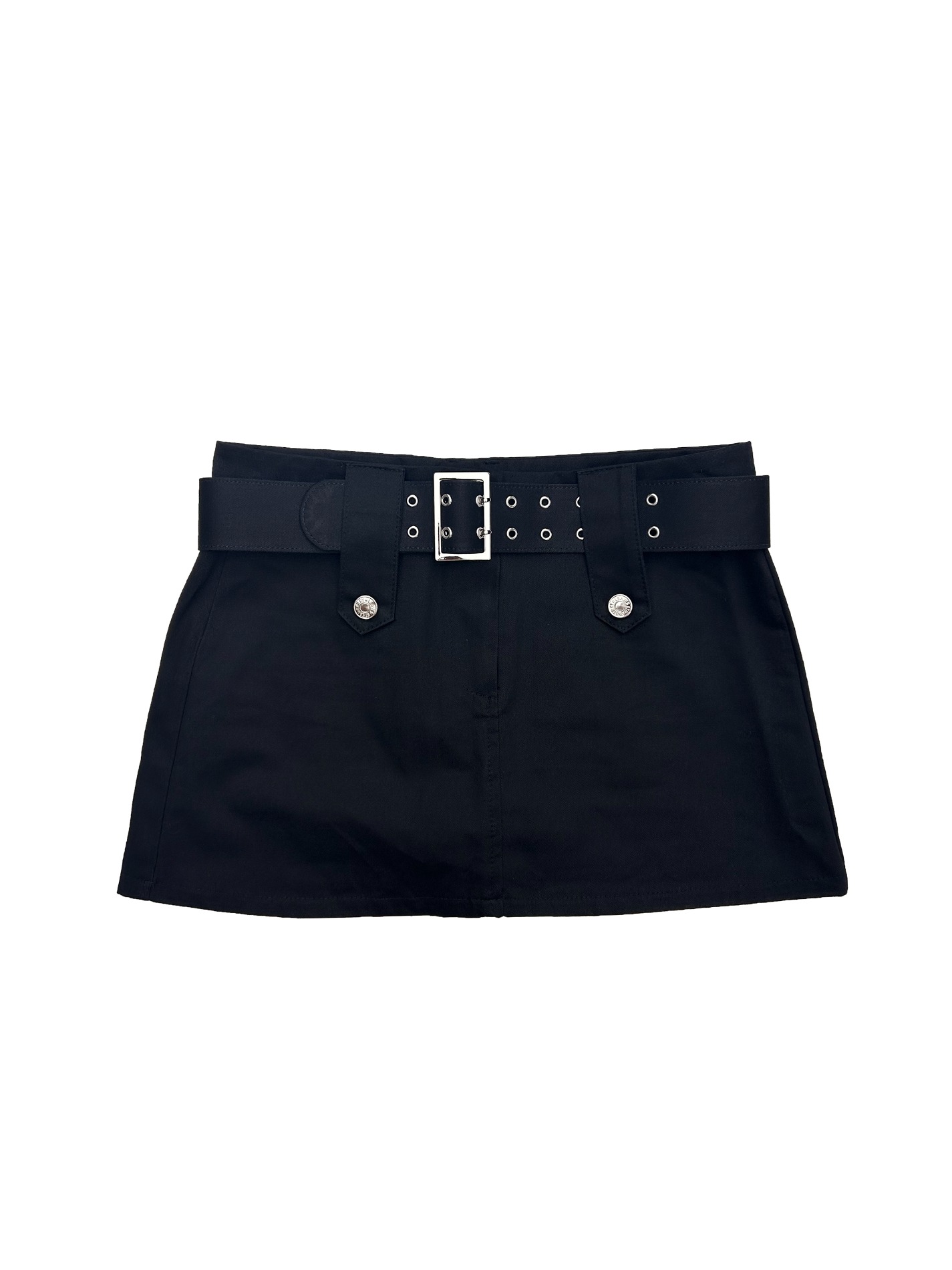 ketty belt low-waist skirt