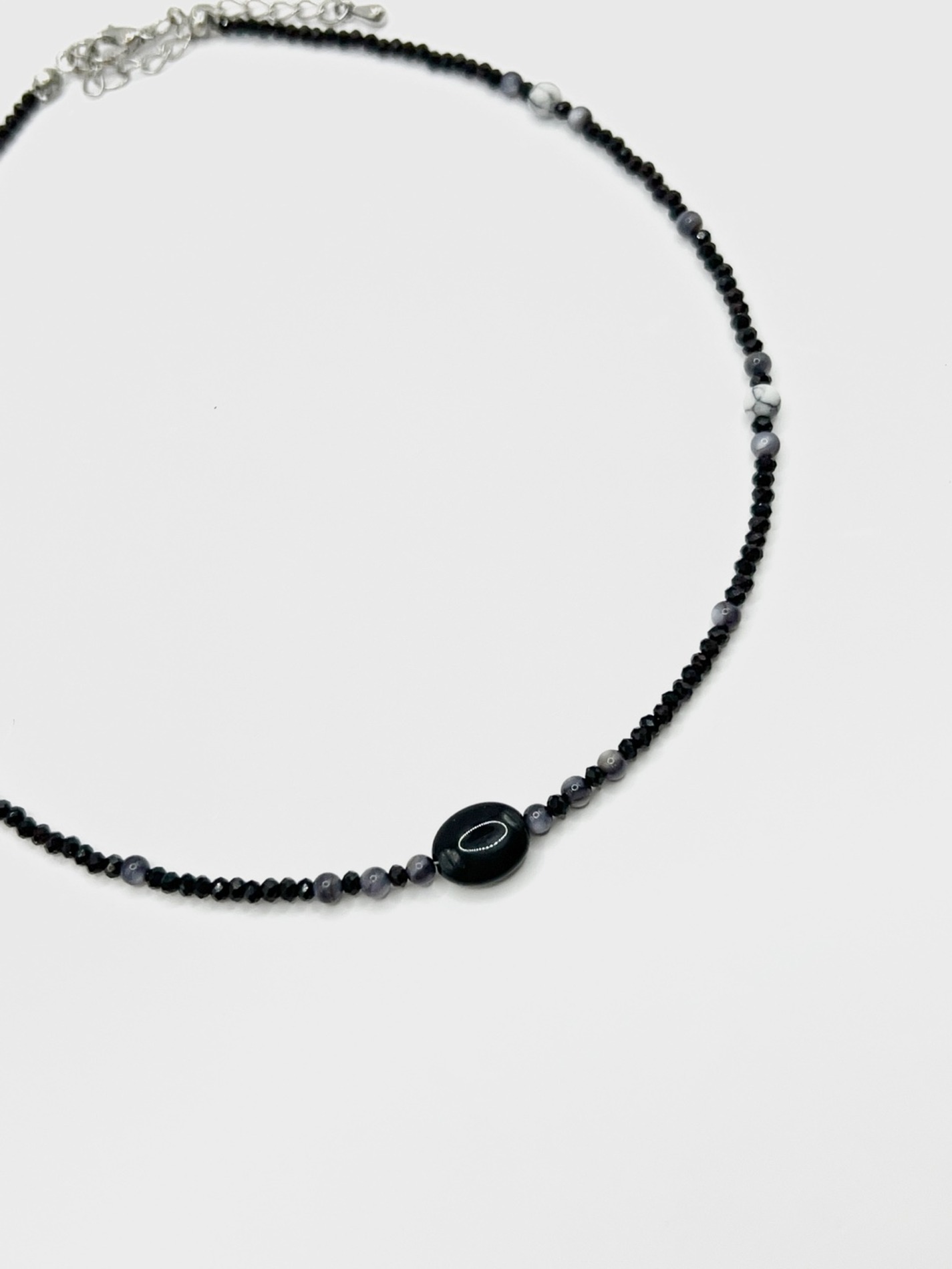 black swan necklace