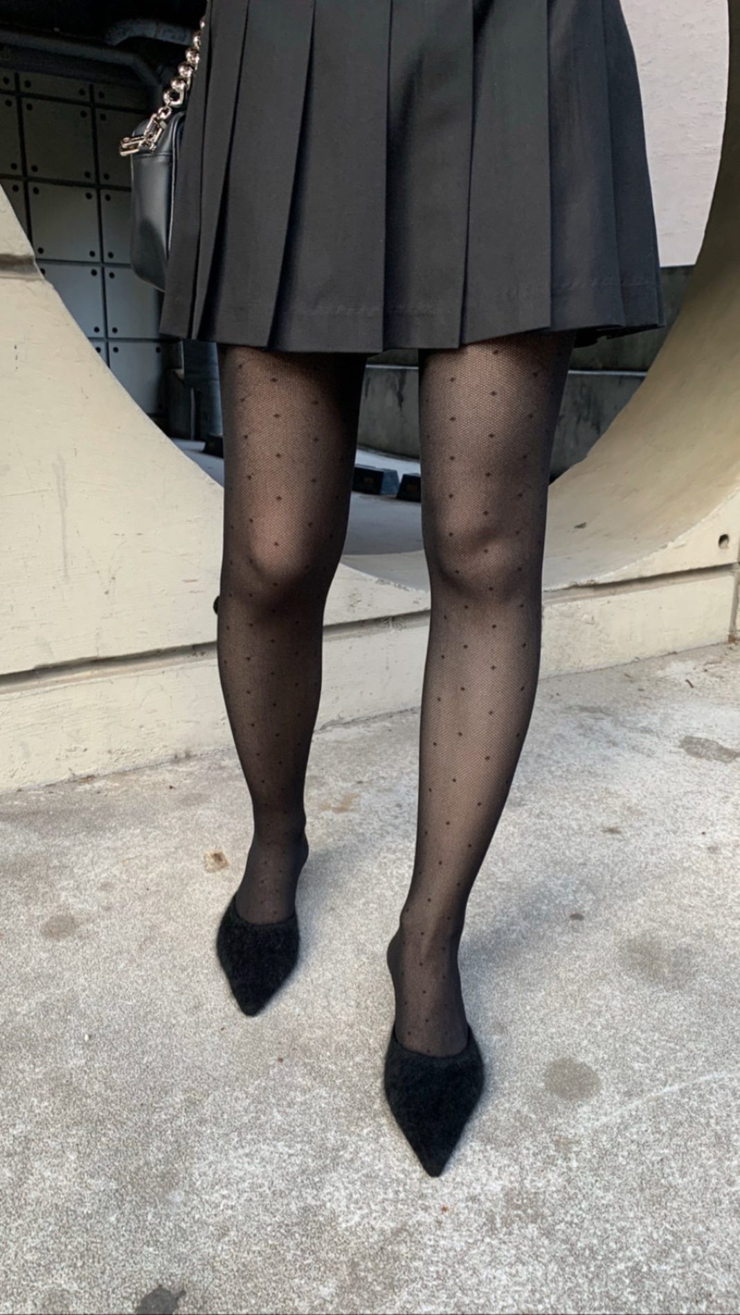short pleats skirt